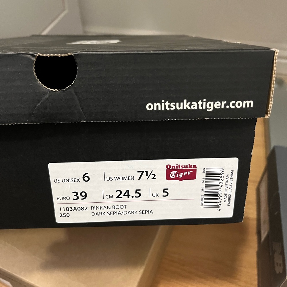 Onitsuka Tiger Rinkan Boot in Dark Sepia Size 7.5 or 8, EU 39 from Japan - Picture 5 of 7